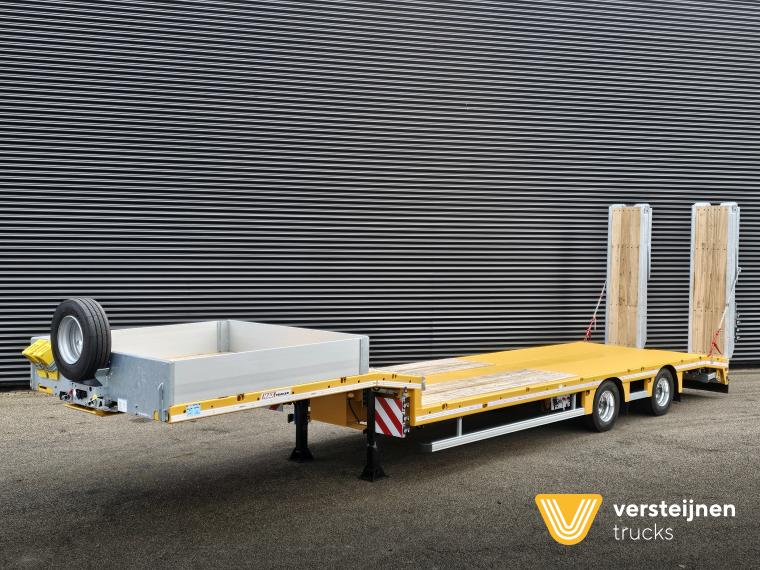 MAX trailer 100-N-2-8.60-U / 2 AXLE SEMI / HYDR RAMPEN / NEW!